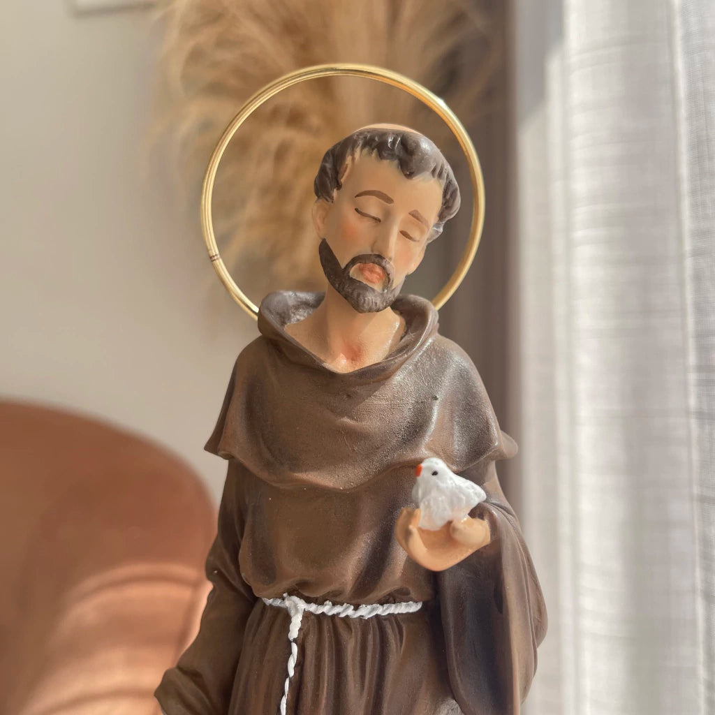 São Francisco de Assis - Com Lobo de Gúbio