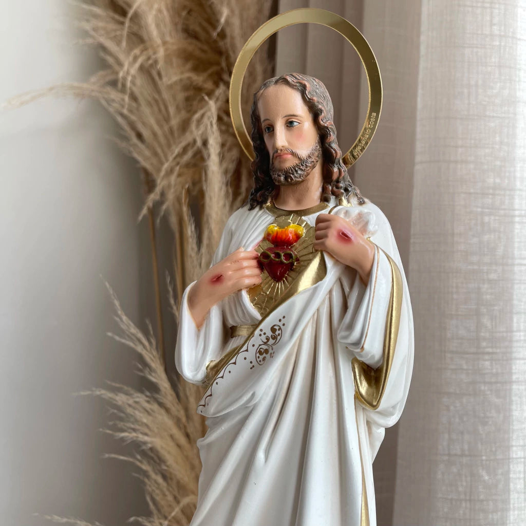 Sagrado Coração de Jesus - Branco