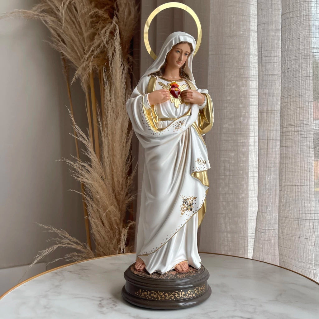 Imaculado Coração de Maria - Branca