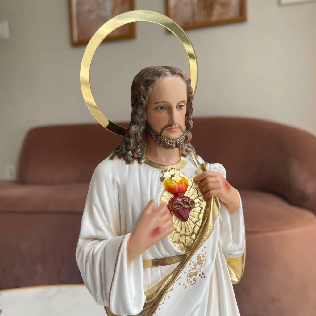 Sagrado Coração de Jesus - Branco