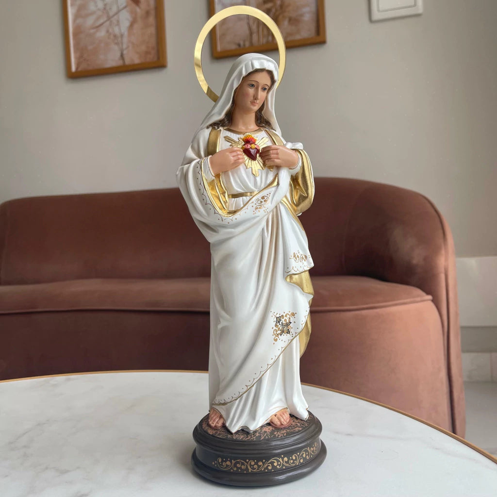 Imaculado Coração de Maria - Branca