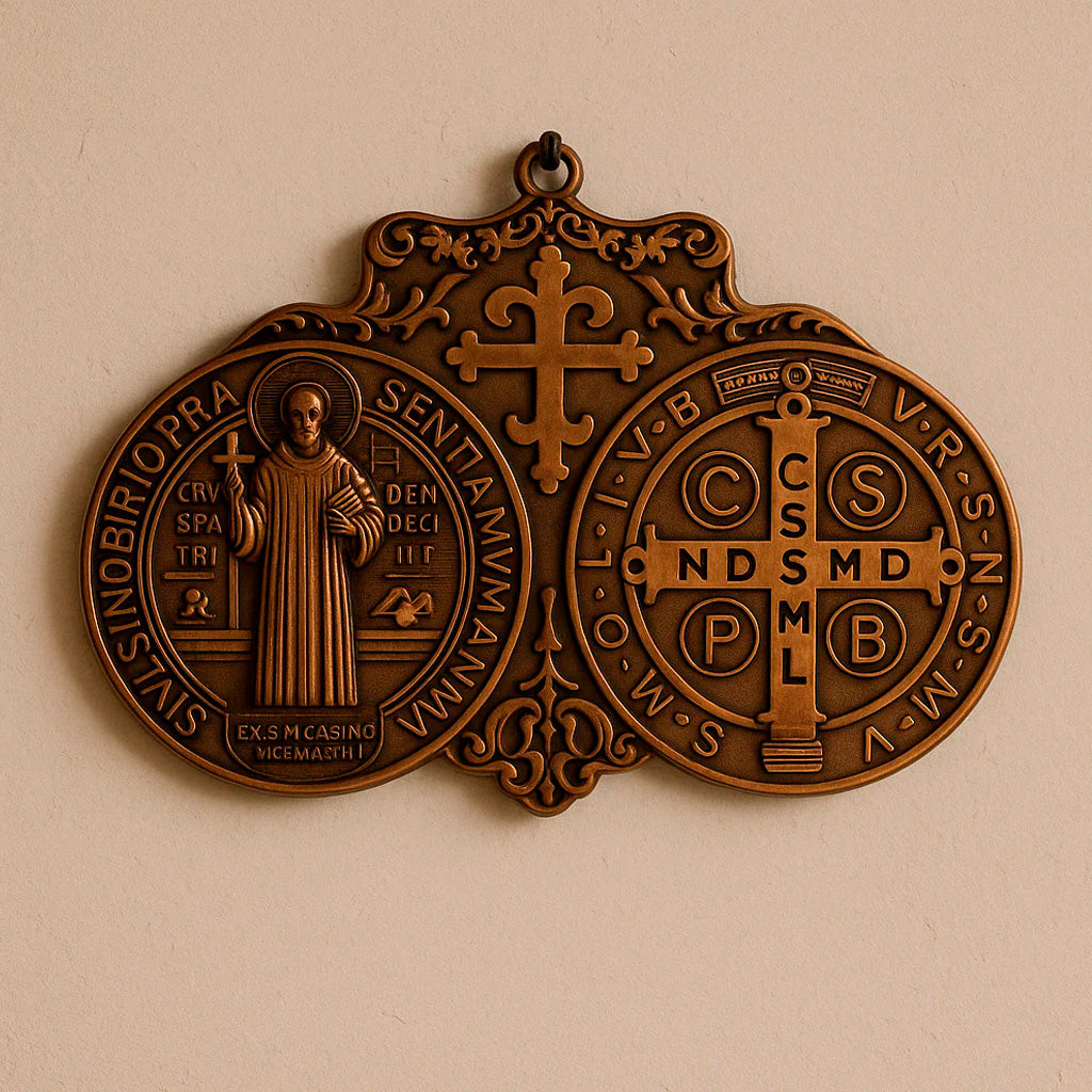 Medalha de São Bento - 15x10cm (Parede)