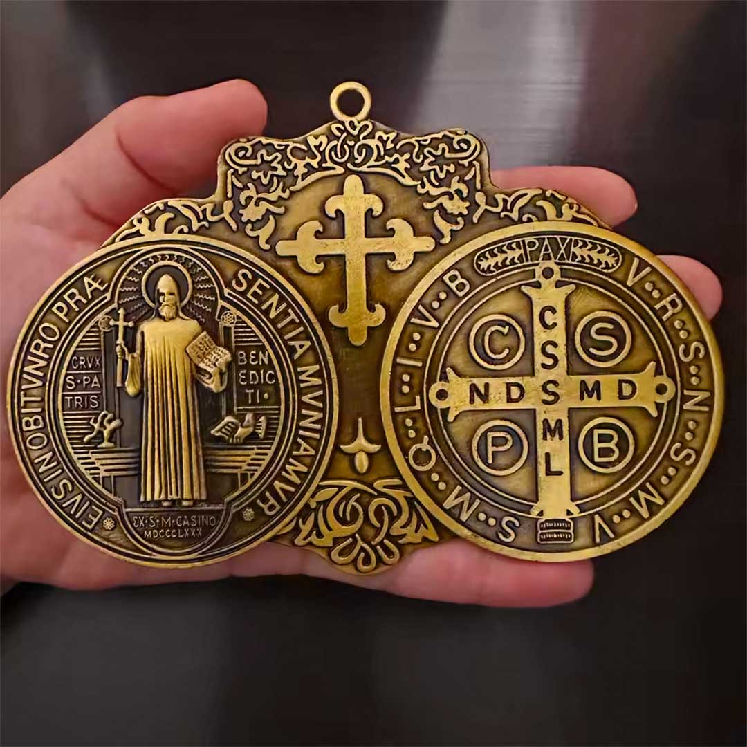 Medalha de São Bento - 15x10cm (Parede)