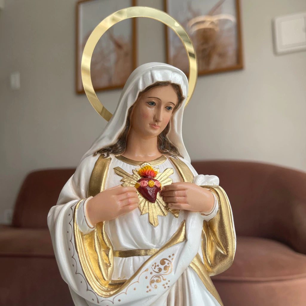Imaculado Coração de Maria - Branca