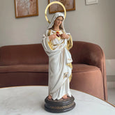 Imaculado Coração de Maria - Branca