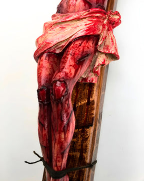 Crucifixo Realista "Vitória na Cruz" (Mesa/Parede)